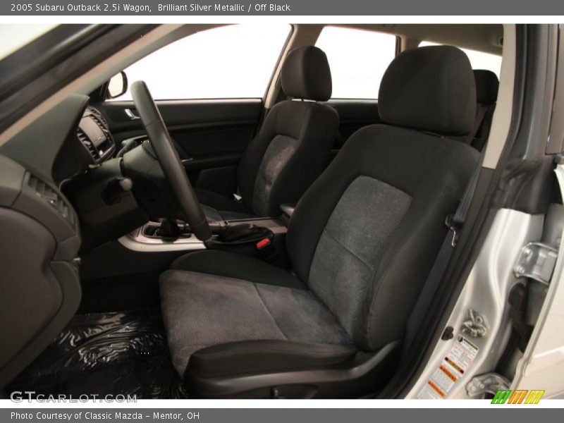 Brilliant Silver Metallic / Off Black 2005 Subaru Outback 2.5i Wagon
