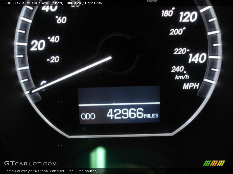 Flint Mica / Light Gray 2006 Lexus RX 400h AWD Hybrid