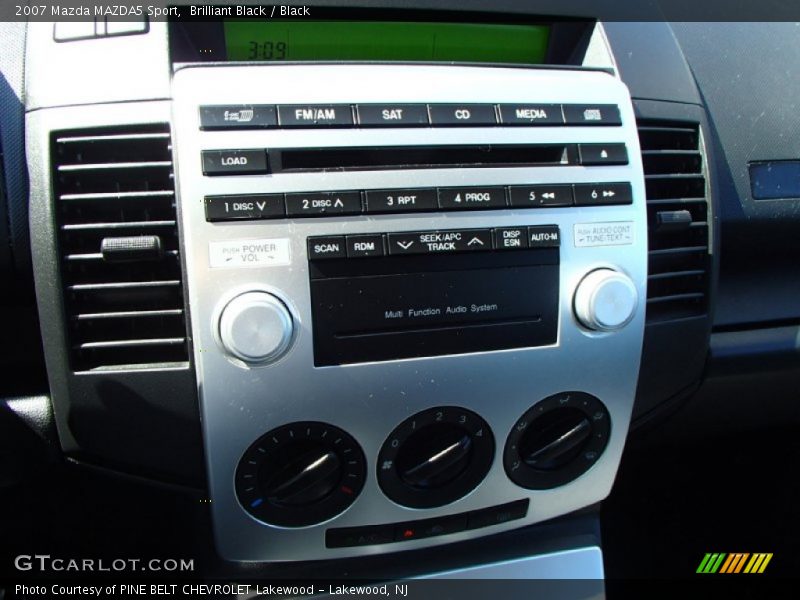 Brilliant Black / Black 2007 Mazda MAZDA5 Sport