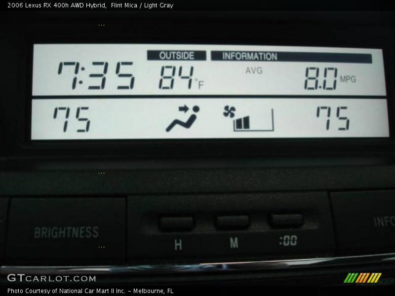Flint Mica / Light Gray 2006 Lexus RX 400h AWD Hybrid