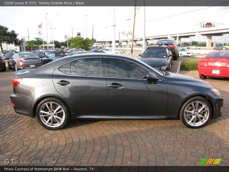 Smoky Granite Mica / Black 2008 Lexus IS 350