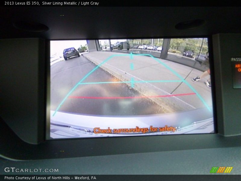 Silver Lining Metallic / Light Gray 2013 Lexus ES 350