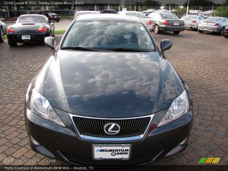 Smoky Granite Mica / Black 2008 Lexus IS 350