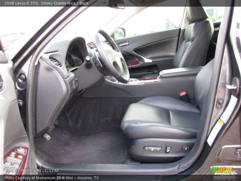 Smoky Granite Mica / Black 2008 Lexus IS 350
