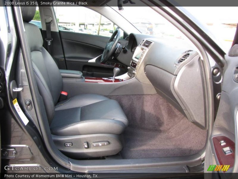 Smoky Granite Mica / Black 2008 Lexus IS 350