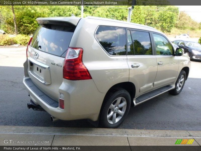 Satin Cashmere Pearl / Sepia/Auburn Bubinga 2011 Lexus GX 460 Premium