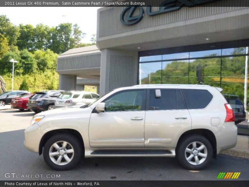 Satin Cashmere Pearl / Sepia/Auburn Bubinga 2011 Lexus GX 460 Premium