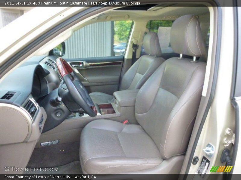 Satin Cashmere Pearl / Sepia/Auburn Bubinga 2011 Lexus GX 460 Premium