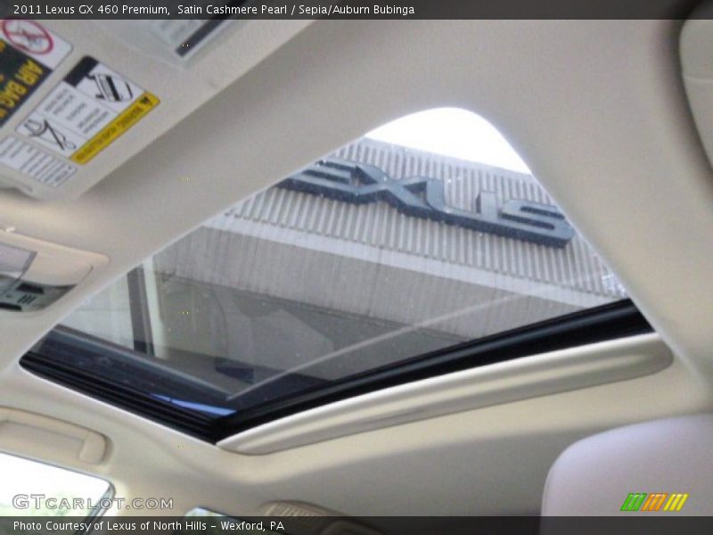 Satin Cashmere Pearl / Sepia/Auburn Bubinga 2011 Lexus GX 460 Premium