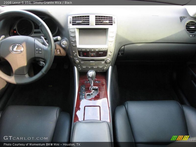Smoky Granite Mica / Black 2008 Lexus IS 350