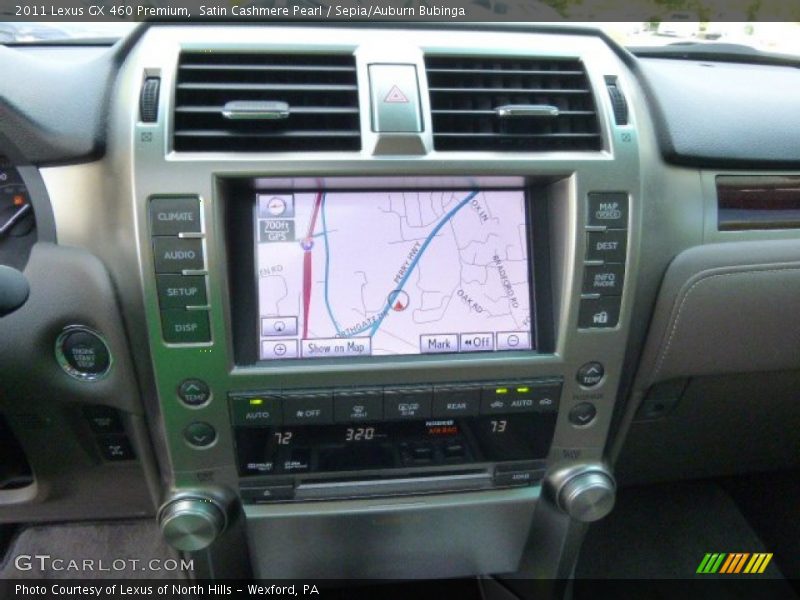 Satin Cashmere Pearl / Sepia/Auburn Bubinga 2011 Lexus GX 460 Premium