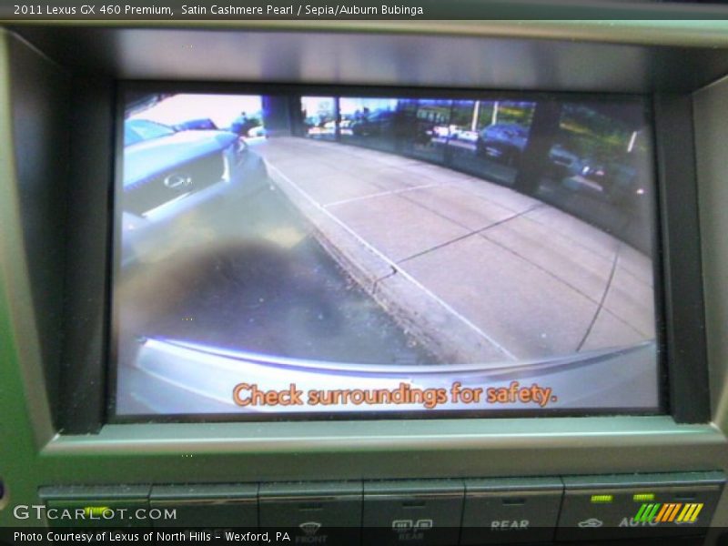 Satin Cashmere Pearl / Sepia/Auburn Bubinga 2011 Lexus GX 460 Premium