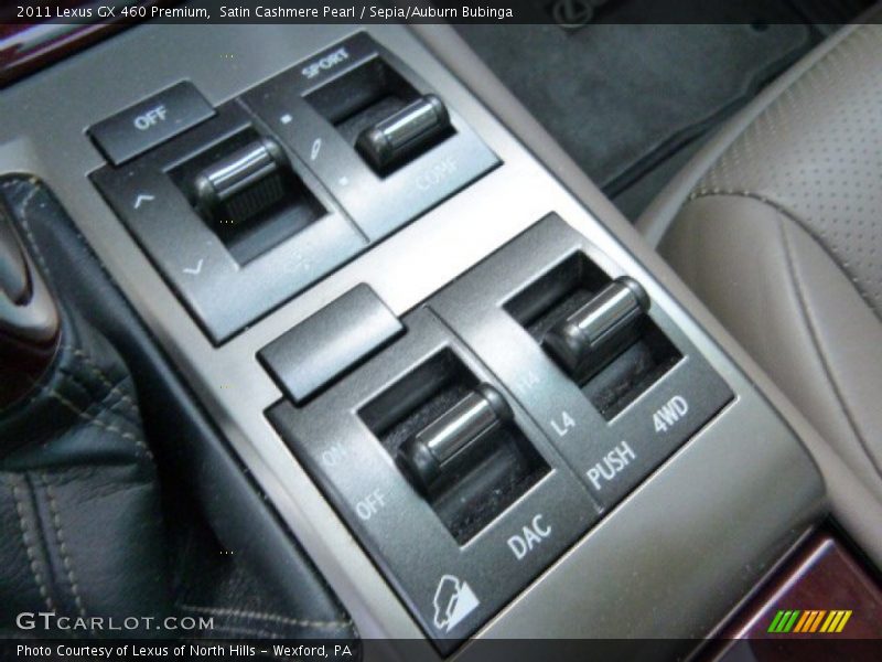 Satin Cashmere Pearl / Sepia/Auburn Bubinga 2011 Lexus GX 460 Premium