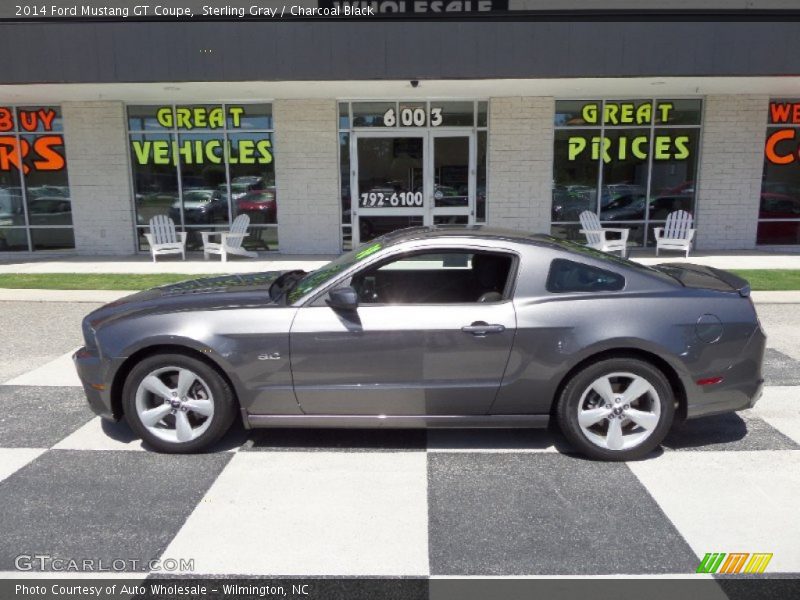 Sterling Gray / Charcoal Black 2014 Ford Mustang GT Coupe