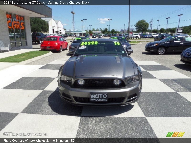 Sterling Gray / Charcoal Black 2014 Ford Mustang GT Coupe