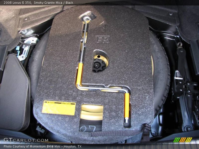 Smoky Granite Mica / Black 2008 Lexus IS 350