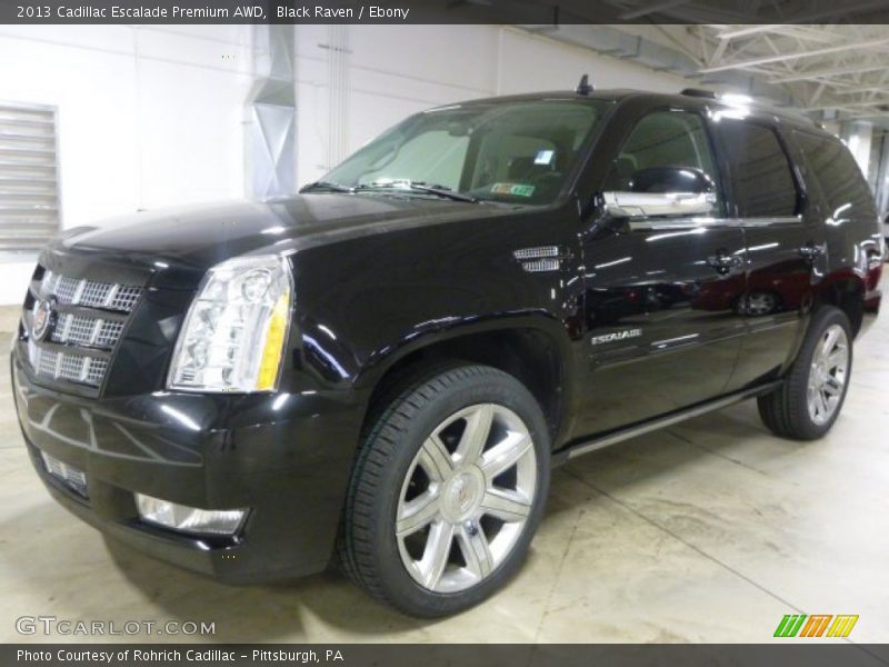 Black Raven / Ebony 2013 Cadillac Escalade Premium AWD