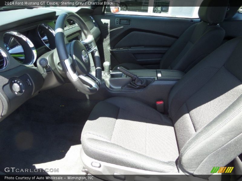 Sterling Gray / Charcoal Black 2014 Ford Mustang GT Coupe