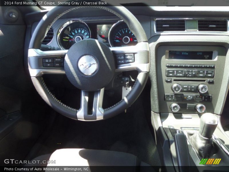 Sterling Gray / Charcoal Black 2014 Ford Mustang GT Coupe