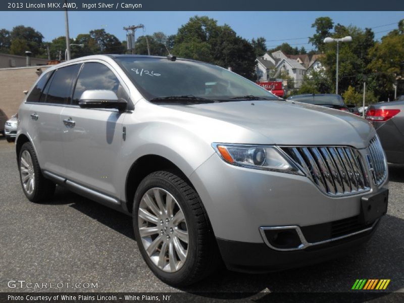 Ingot Silver / Canyon 2013 Lincoln MKX AWD