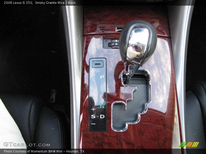 Smoky Granite Mica / Black 2008 Lexus IS 350