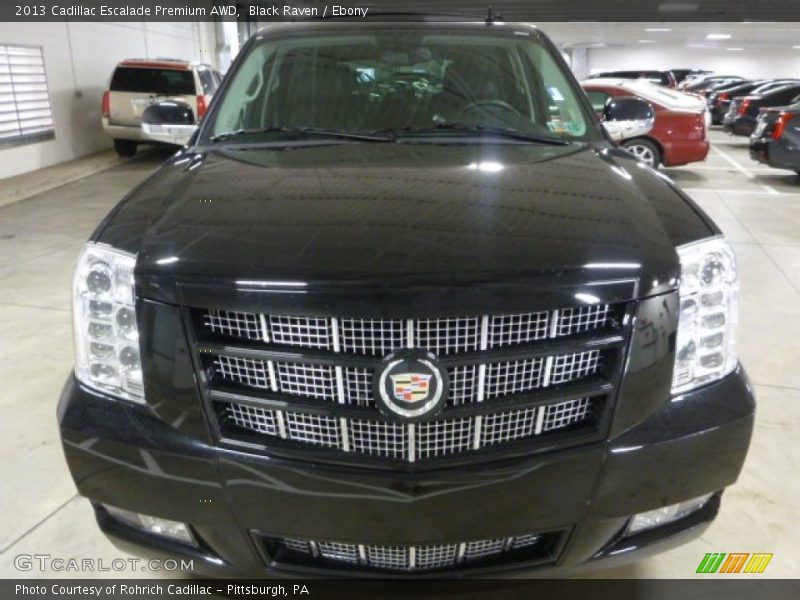 Black Raven / Ebony 2013 Cadillac Escalade Premium AWD