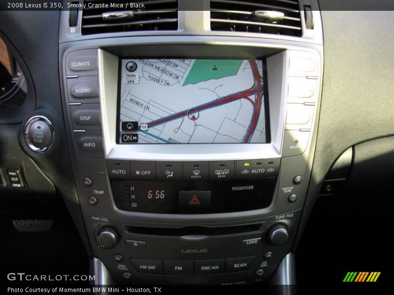 Smoky Granite Mica / Black 2008 Lexus IS 350