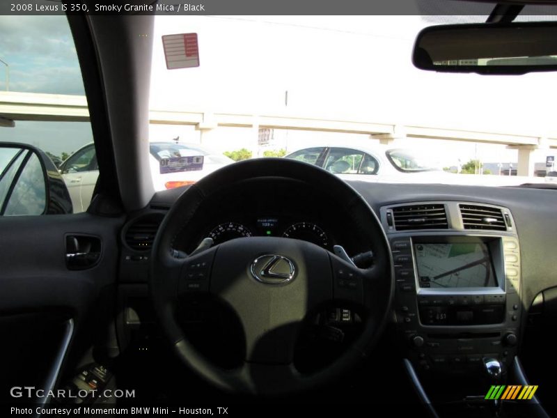 Smoky Granite Mica / Black 2008 Lexus IS 350