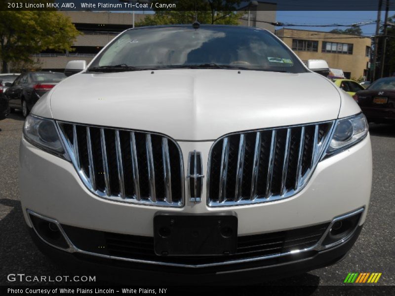 White Platinum Tri-Coat / Canyon 2013 Lincoln MKX AWD