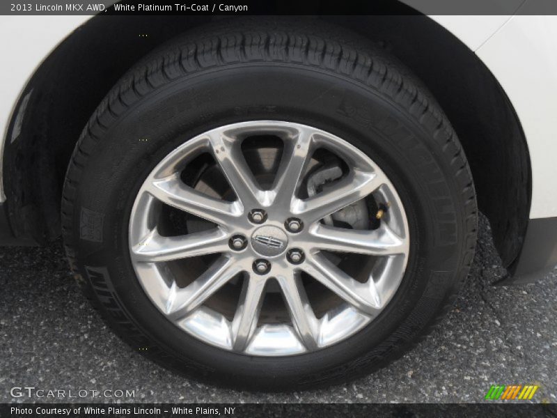 White Platinum Tri-Coat / Canyon 2013 Lincoln MKX AWD