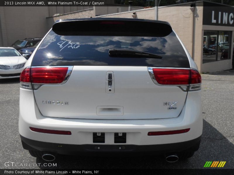 White Platinum Tri-Coat / Canyon 2013 Lincoln MKX AWD