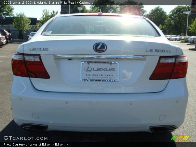 Starfire White Pearl / Cashmere 2008 Lexus LS 600h L Hybrid