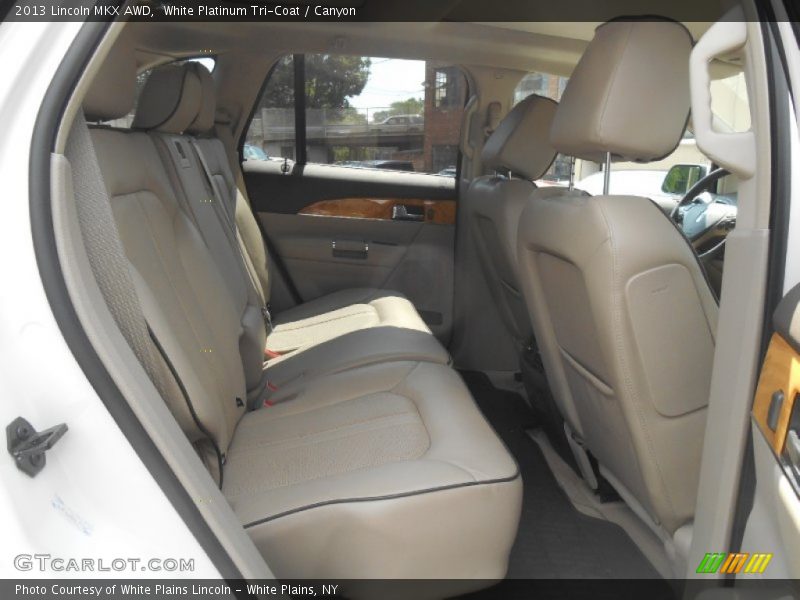 White Platinum Tri-Coat / Canyon 2013 Lincoln MKX AWD