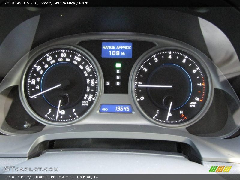 Smoky Granite Mica / Black 2008 Lexus IS 350