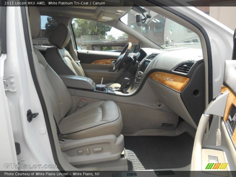 White Platinum Tri-Coat / Canyon 2013 Lincoln MKX AWD