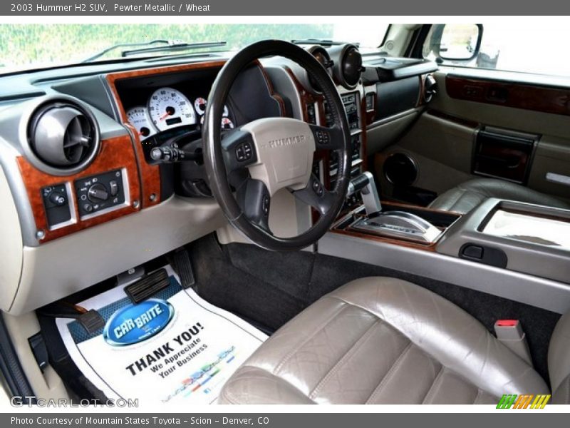 Pewter Metallic / Wheat 2003 Hummer H2 SUV