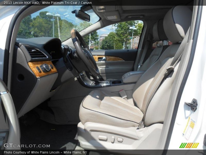 White Platinum Tri-Coat / Canyon 2013 Lincoln MKX AWD