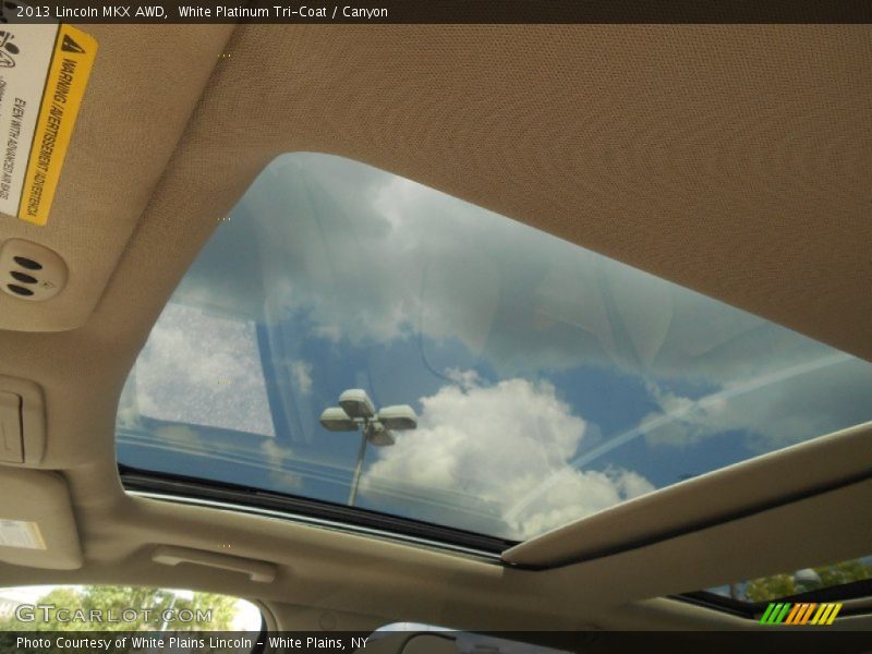 White Platinum Tri-Coat / Canyon 2013 Lincoln MKX AWD