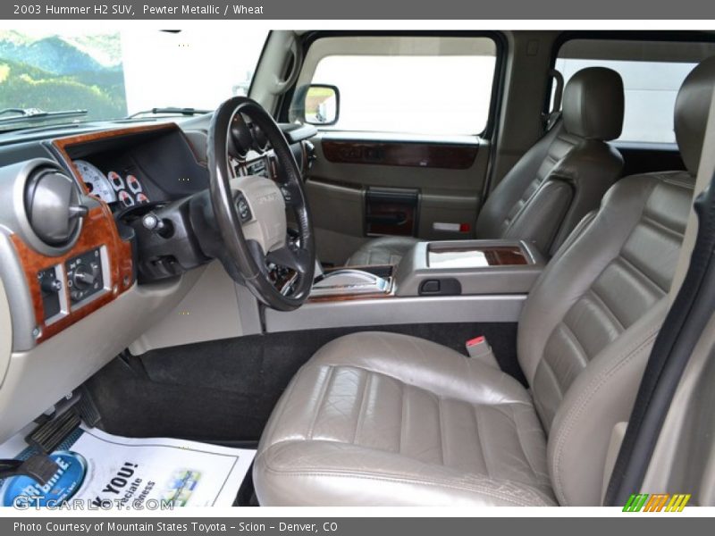 Pewter Metallic / Wheat 2003 Hummer H2 SUV