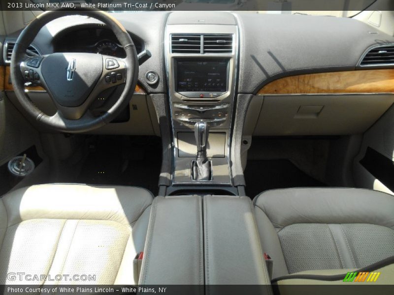White Platinum Tri-Coat / Canyon 2013 Lincoln MKX AWD