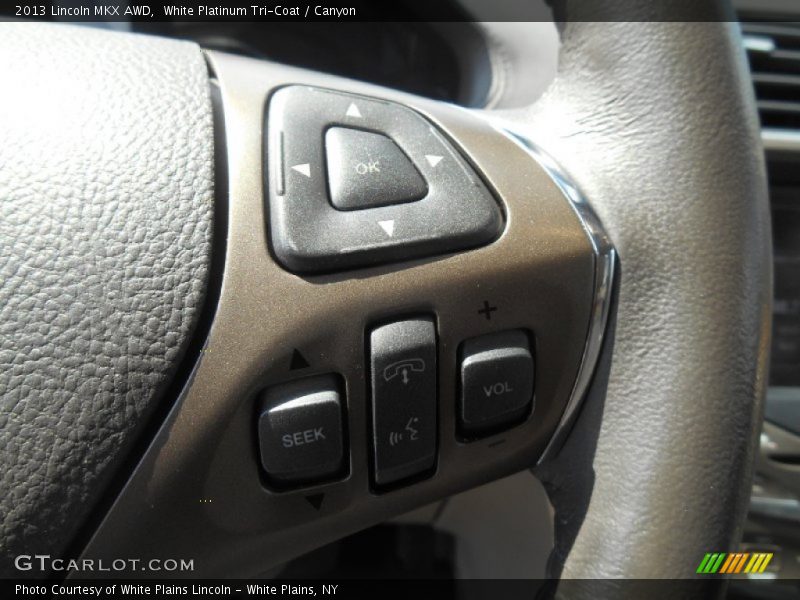 White Platinum Tri-Coat / Canyon 2013 Lincoln MKX AWD