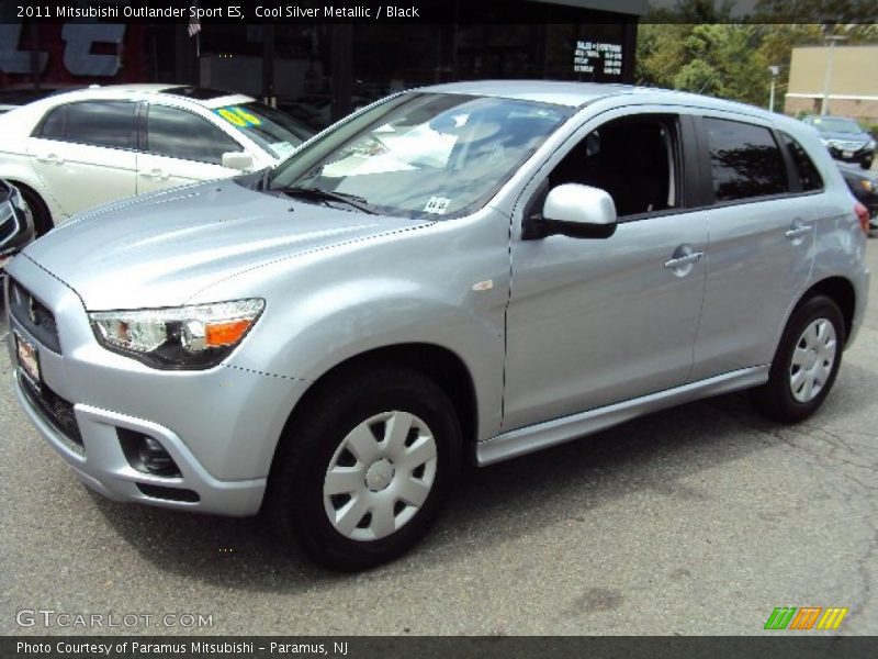 Cool Silver Metallic / Black 2011 Mitsubishi Outlander Sport ES