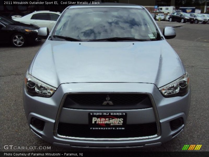 Cool Silver Metallic / Black 2011 Mitsubishi Outlander Sport ES