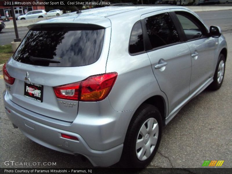 Cool Silver Metallic / Black 2011 Mitsubishi Outlander Sport ES