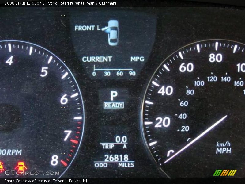 Starfire White Pearl / Cashmere 2008 Lexus LS 600h L Hybrid