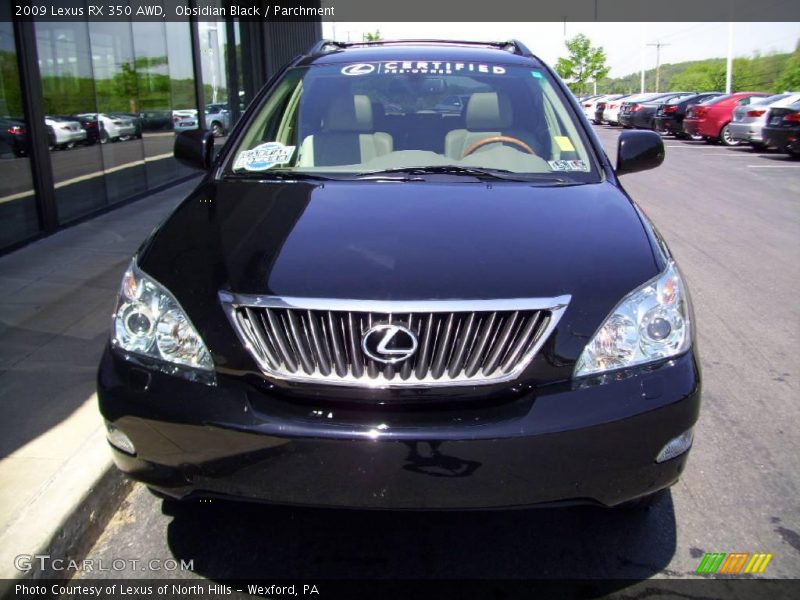 Obsidian Black / Parchment 2009 Lexus RX 350 AWD