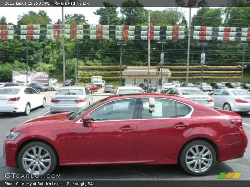 Riviera Red / Black 2013 Lexus GS 350 AWD