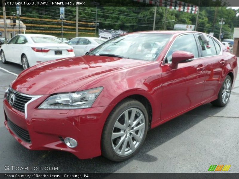 Riviera Red / Black 2013 Lexus GS 350 AWD