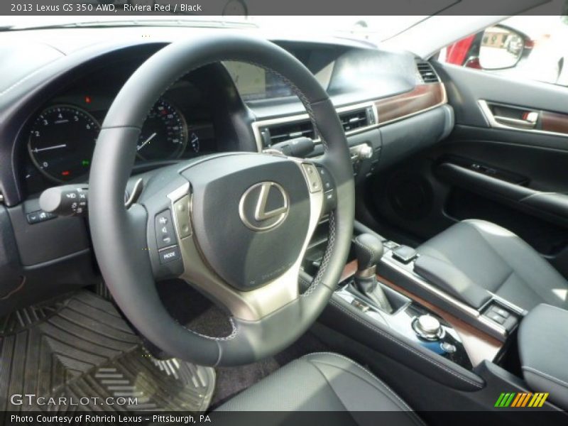Riviera Red / Black 2013 Lexus GS 350 AWD