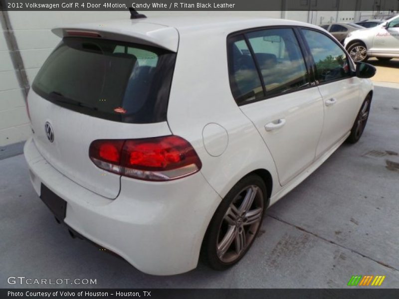 Candy White / R Titan Black Leather 2012 Volkswagen Golf R 4 Door 4Motion